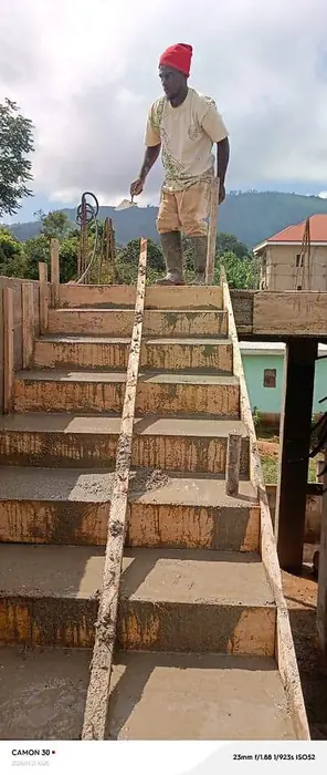 Clifton Group building construction, stair formwork and concrete pour