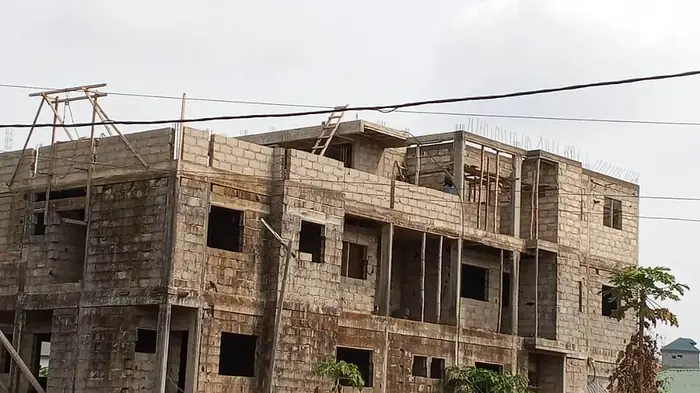 Clifton Group building construction, upper floor block work